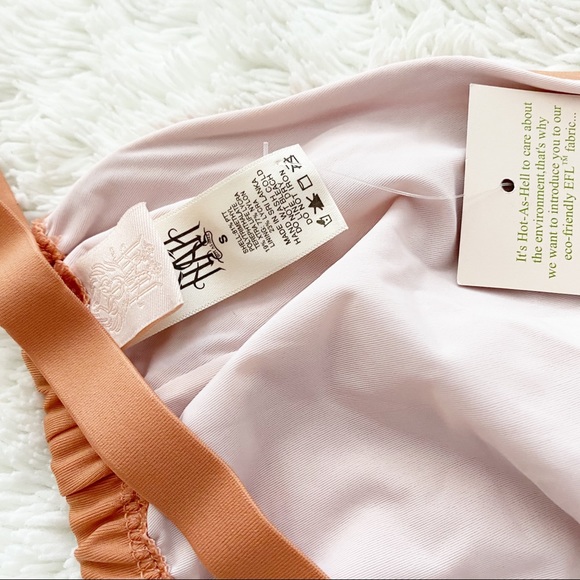 We Are Hot As Hell Peak Hah Boo Halter Bikini Top - Picture 6 of 7